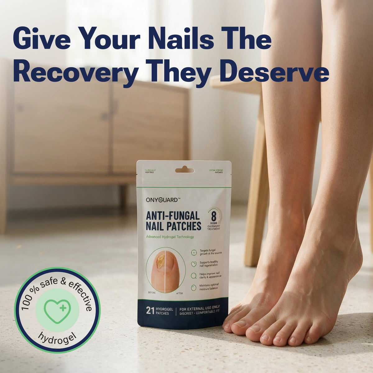 Anti-fungal Nail Patches